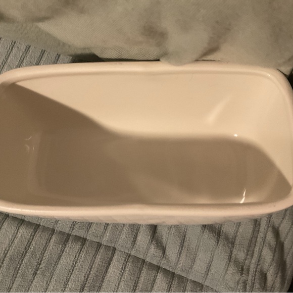 Rae Dunn Cream 'GOBBLE' Butter Dish - Picture 6 of 6